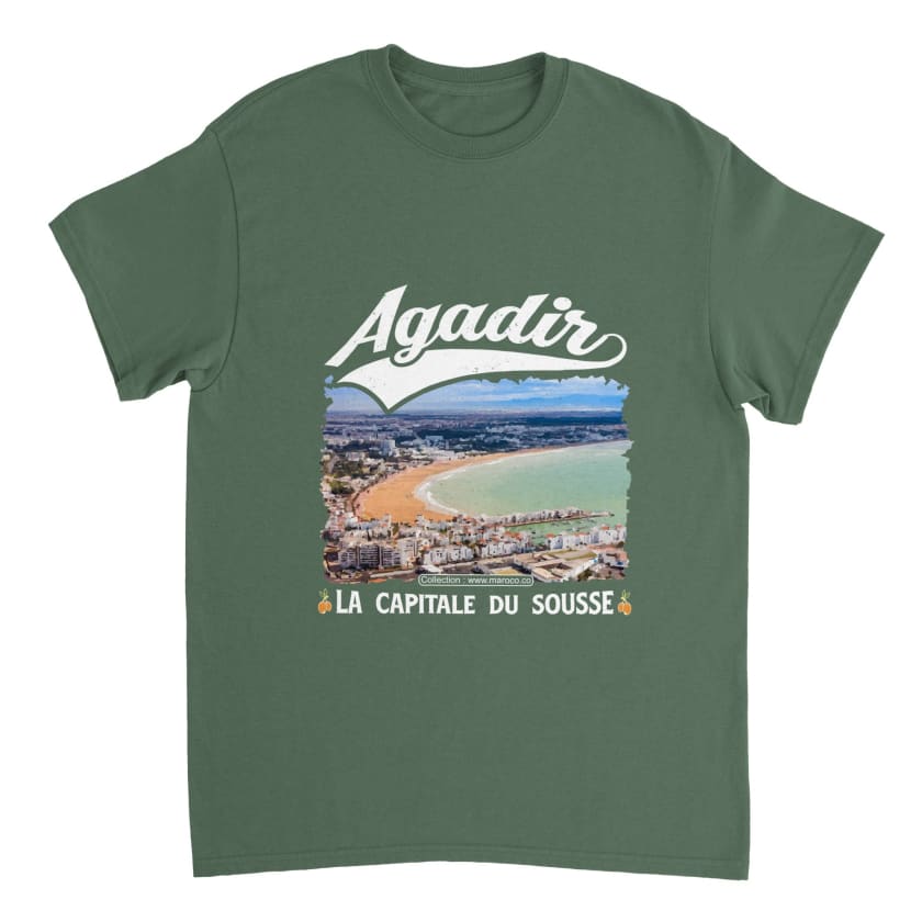 T-shirt Agadir la capitale du Sousse ville du Maroc