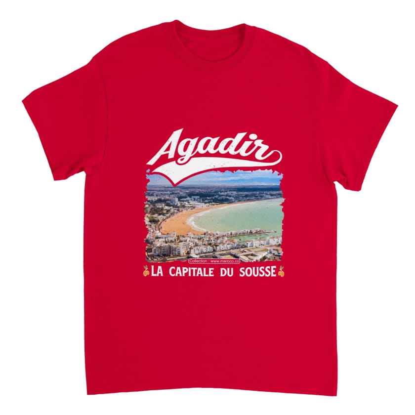 T-shirt Agadir la capitale du Sousse ville du Maroc