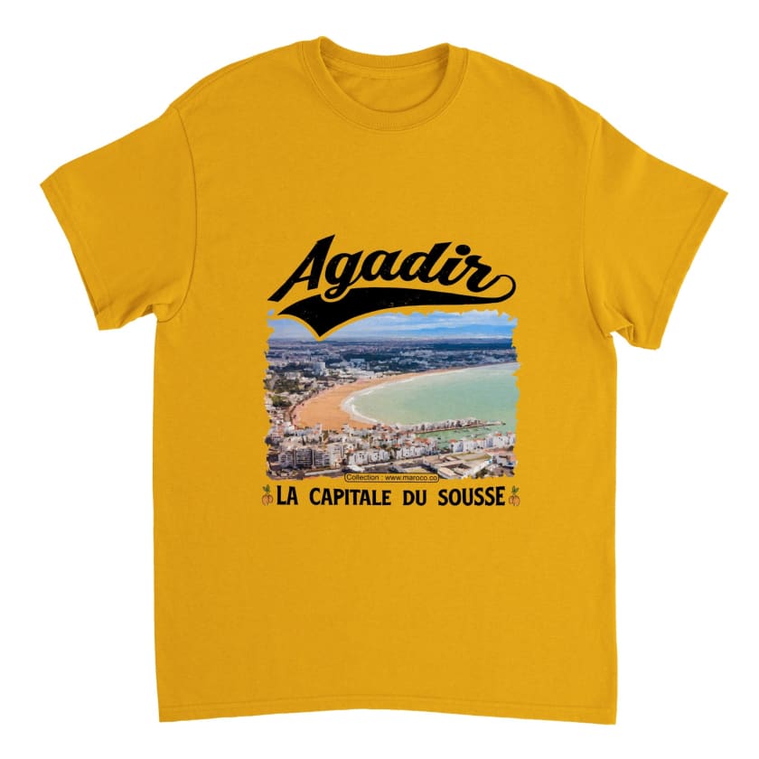 T-shirt Agadir la capitale du Sousse ville du Maroc