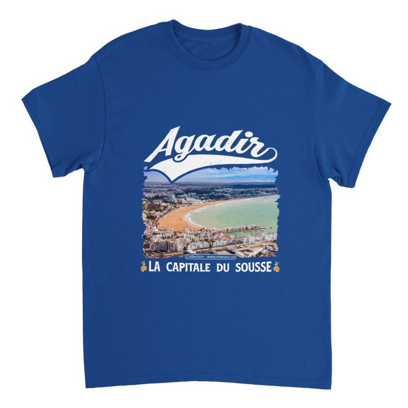 T-shirt Agadir la capitale du Sousse ville du Maroc