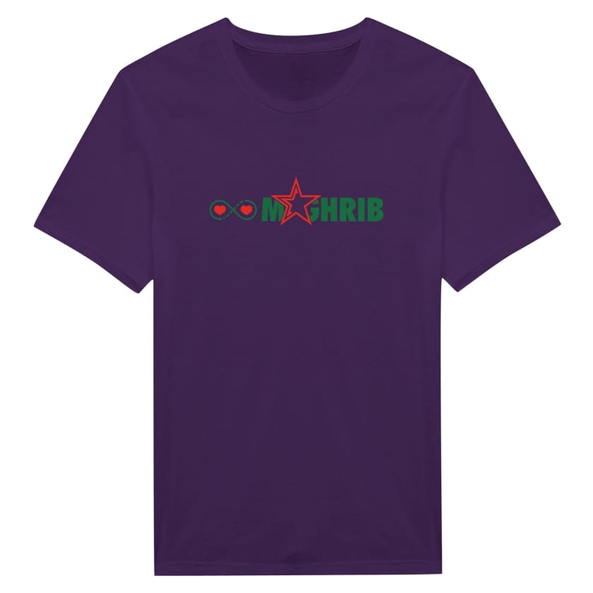 T-shirt Amour Infini Maghrib unisexe