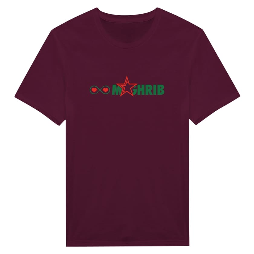 T-shirt Amour Infini Maghrib unisexe