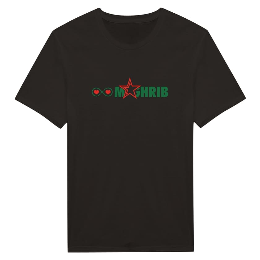T-shirt Amour Infini Maghrib unisexe