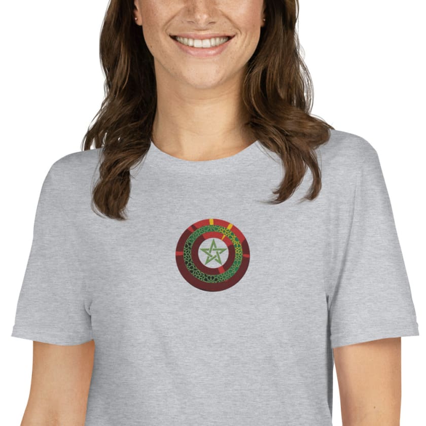 T-shirt Brodé Captain Morocco Unisexe