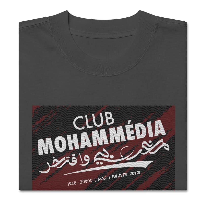 T-shirt Club Mohammédia oversize brodé