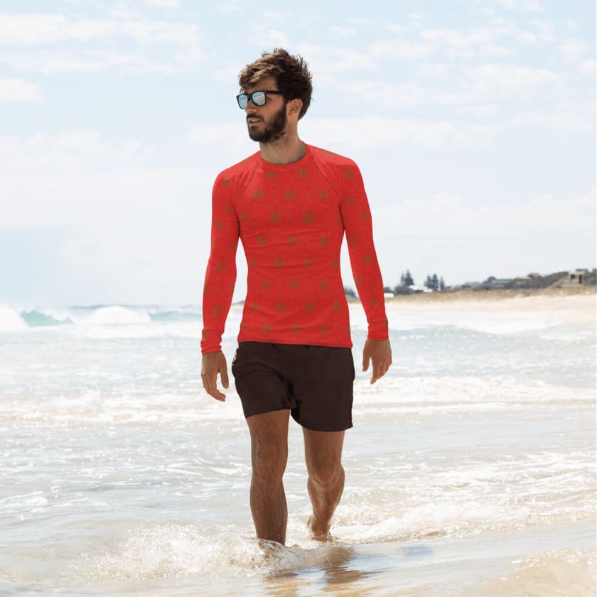 T-shirt de Compression MoroccoStar rouge