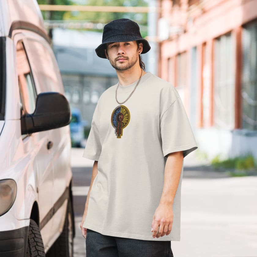 T-shirt DIMA MAROC oversize délavé brodé