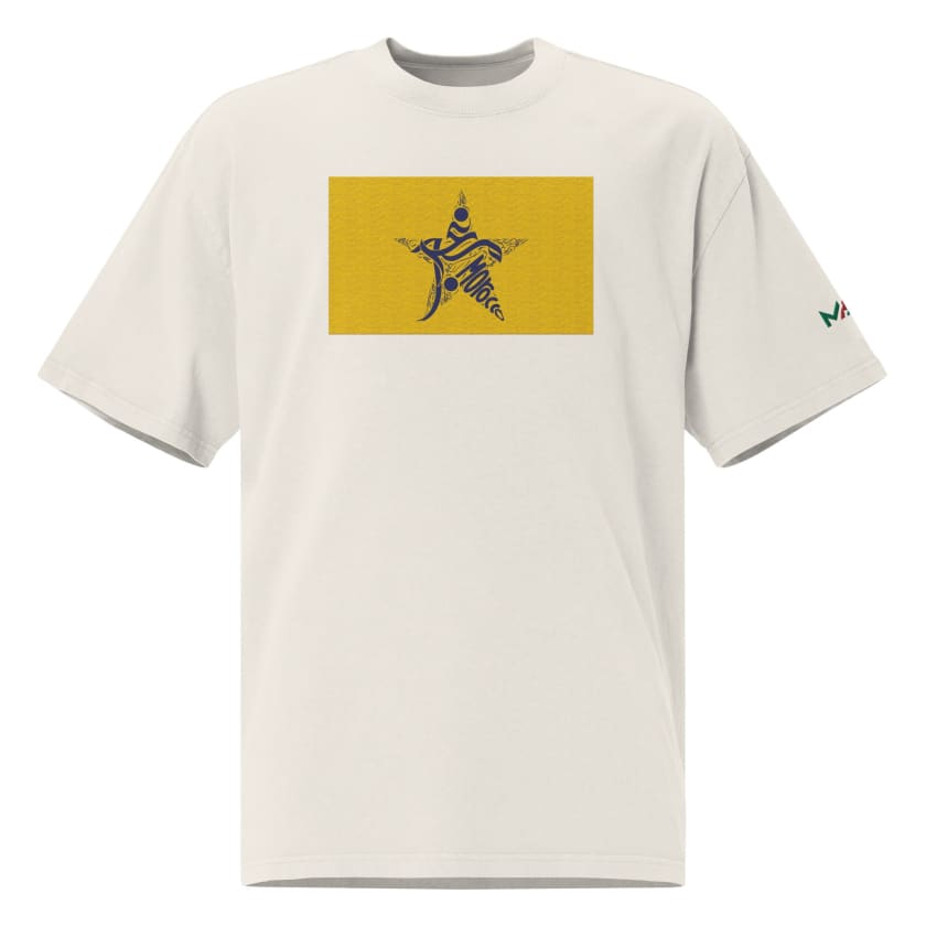 T-shirt drapeau Maroc oversize