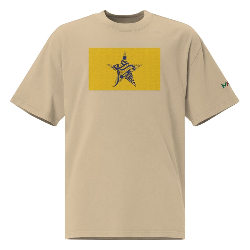 T-shirt drapeau Maroc oversize