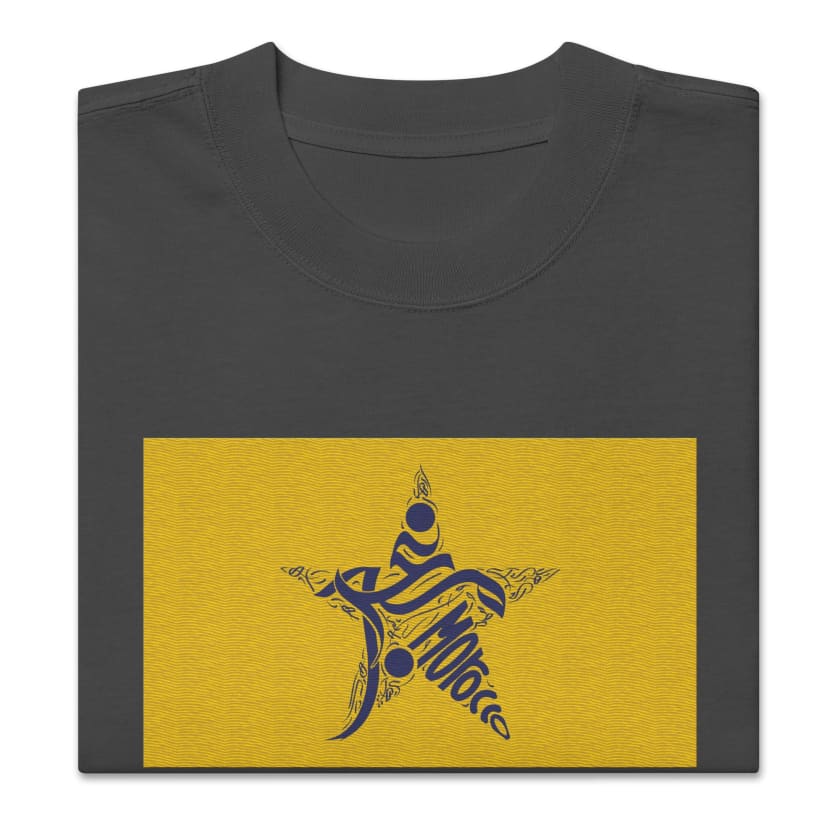 T-shirt drapeau Maroc oversize