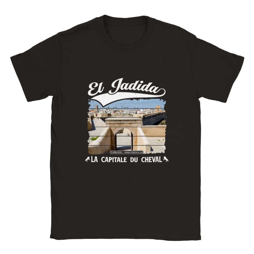 T-shirt El Jadida Maroc la capitale du cheval