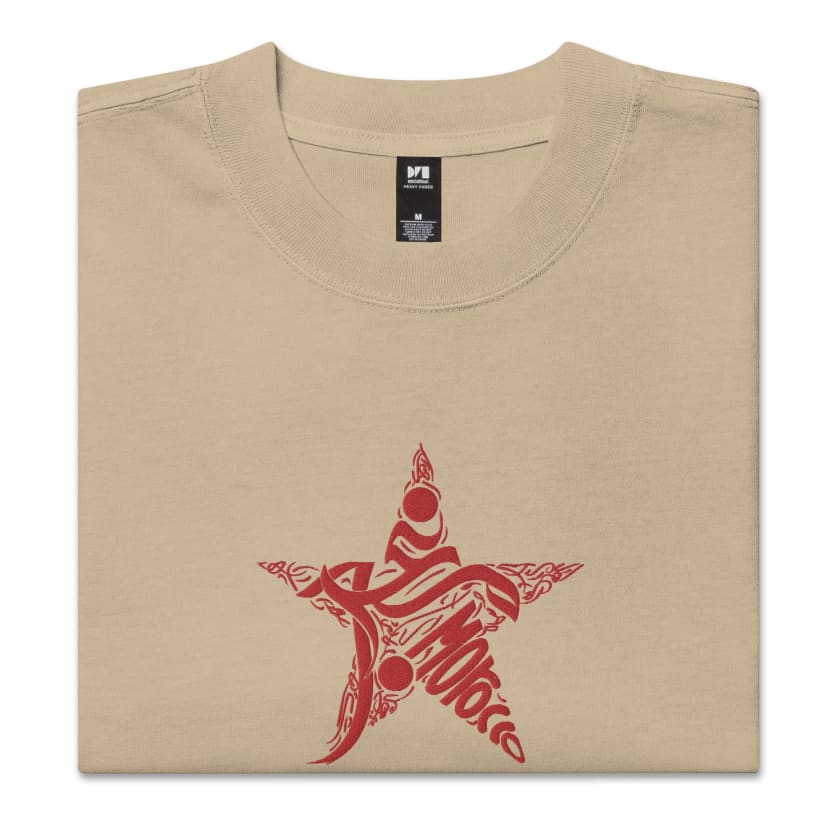 T-shirt Étoile Morocco brodé oversize