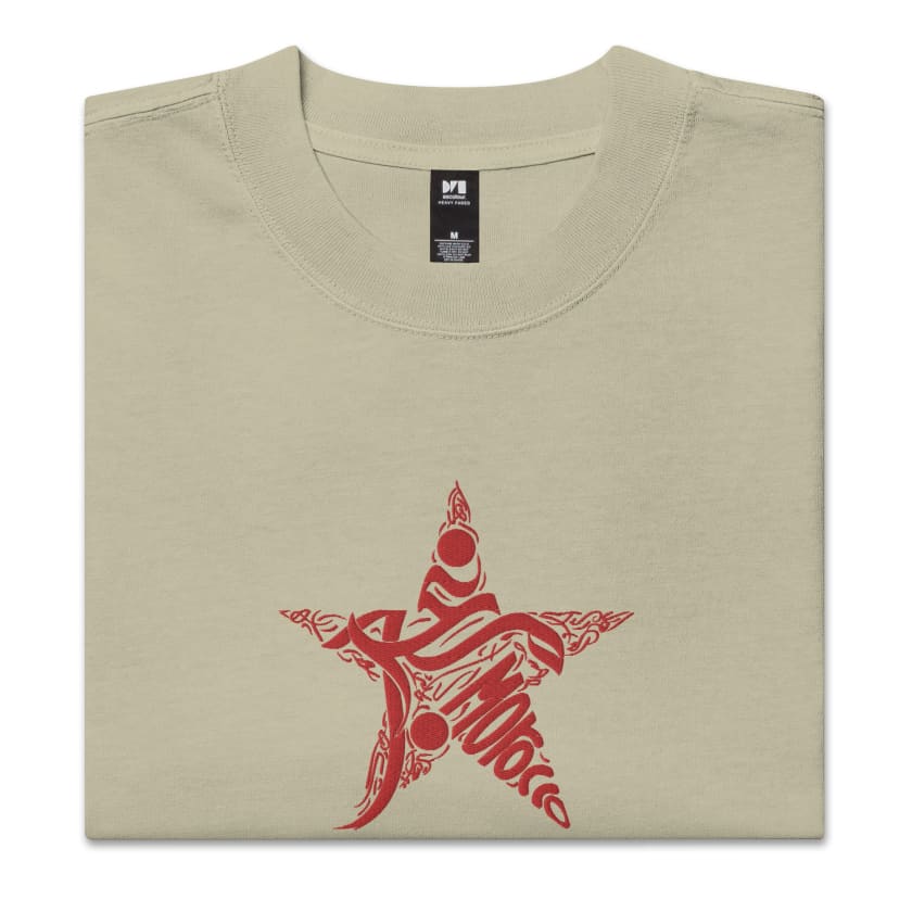 T-shirt Étoile Morocco brodé oversize