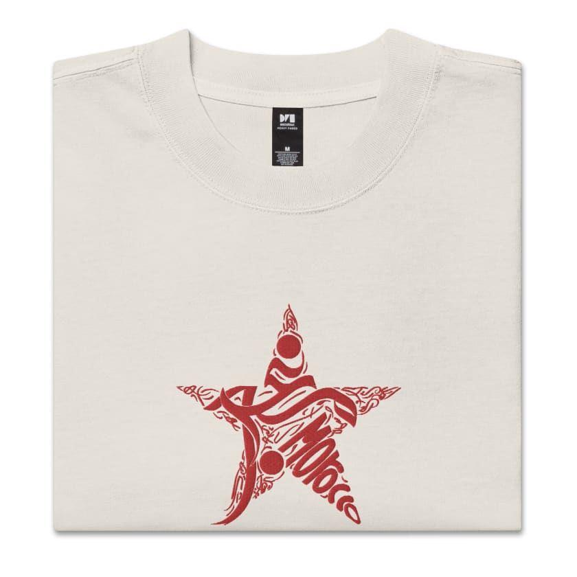T-shirt Étoile Morocco brodé oversize