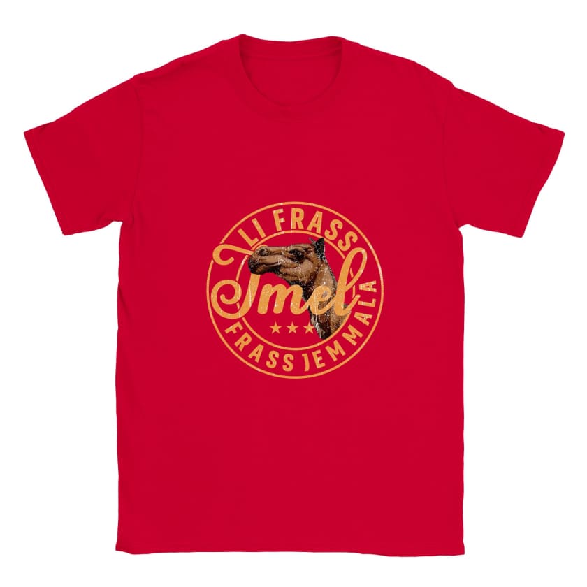 T-shirt Li frass Jmel Frass Jemmala citaion Marocaine