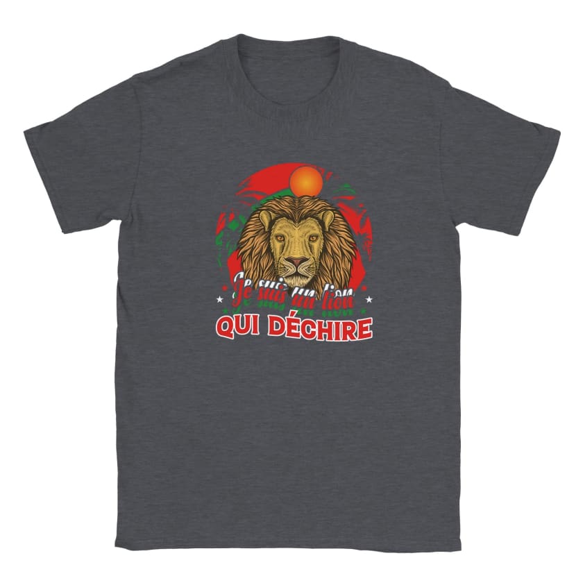 T-shirt Lion qui déchire enfant unisexe