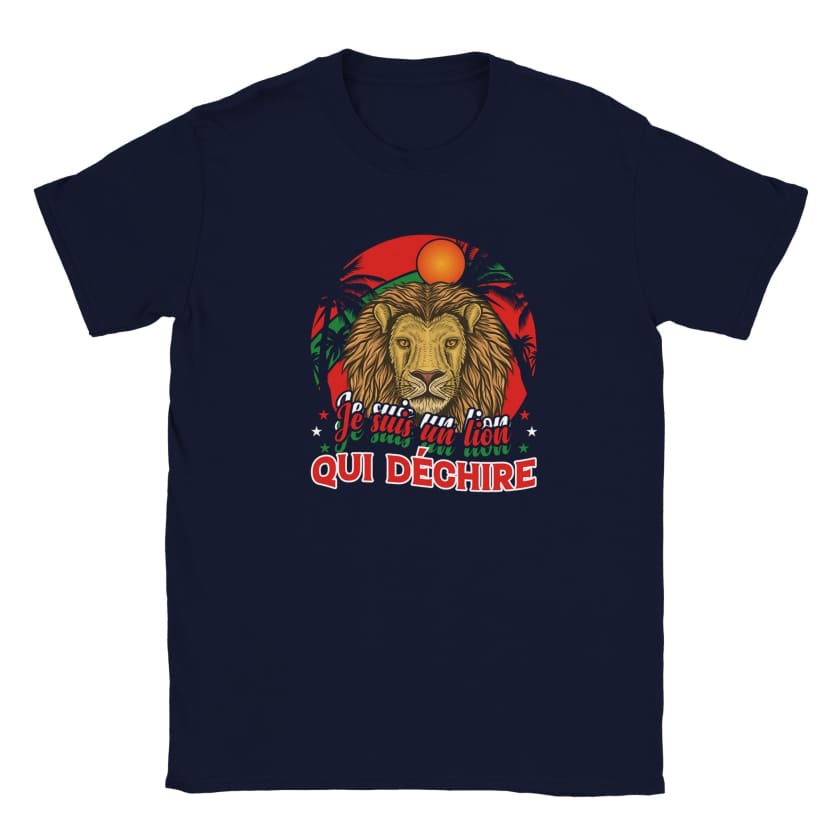 T-shirt Lion qui déchire enfant unisexe
