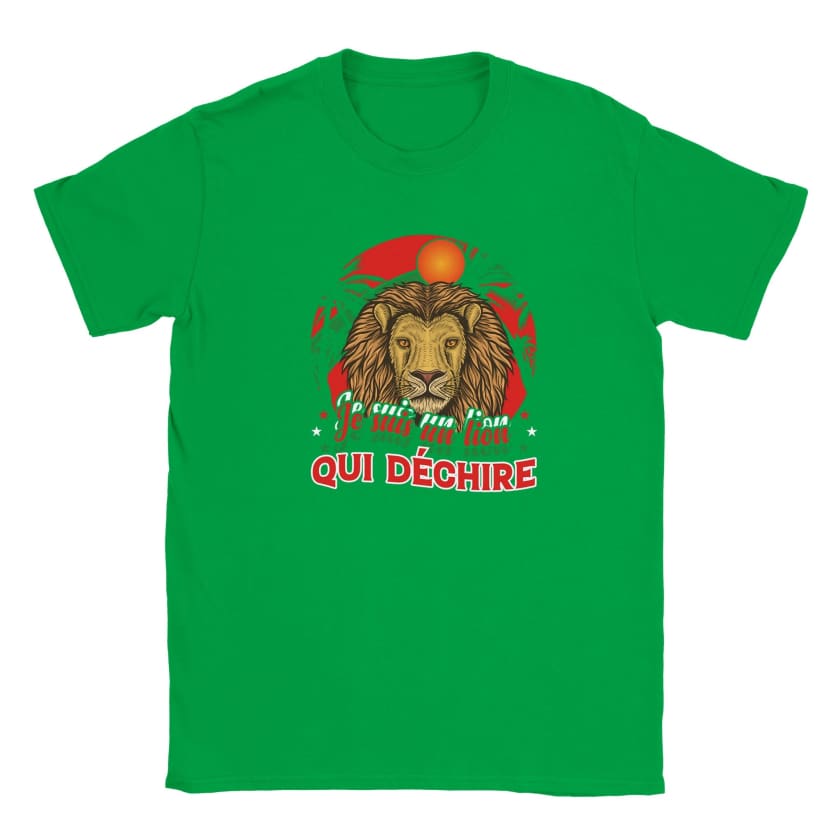 T-shirt Lion qui déchire enfant unisexe