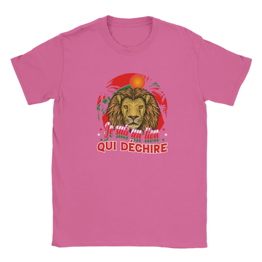 T-shirt Lion qui déchire enfant unisexe