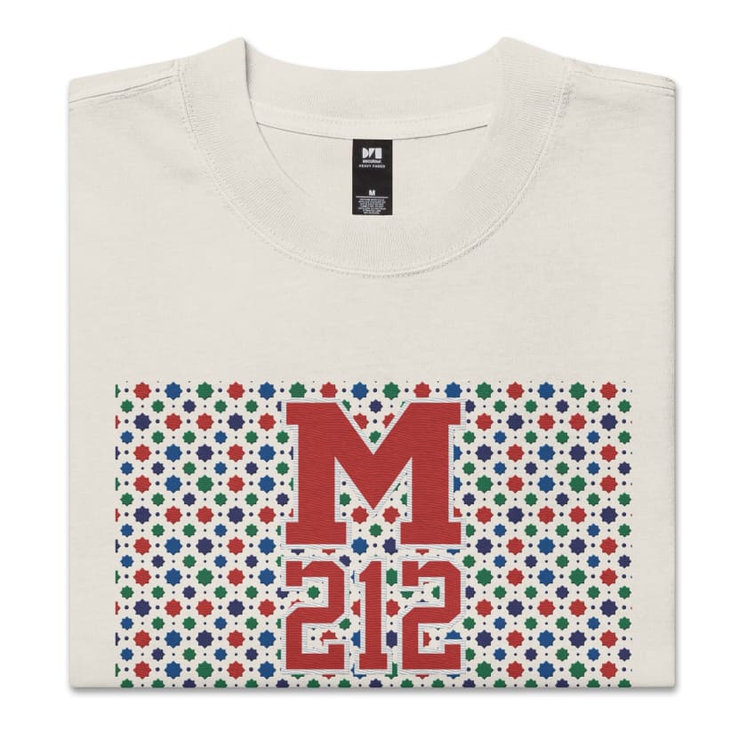 T-shirt M212 FOND ZELLIGE Multicolore brodé oversize