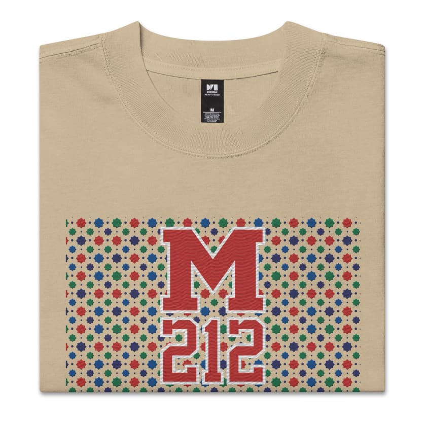 T-shirt M212 FOND ZELLIGE Multicolore brodé oversize