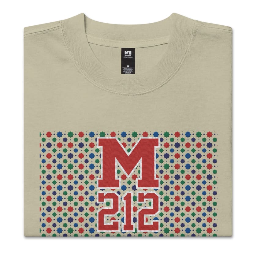 T-shirt M212 FOND ZELLIGE Multicolore brodé oversize