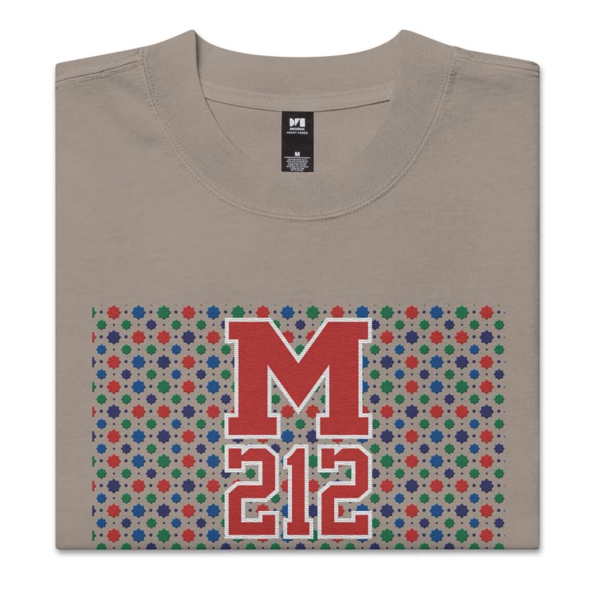 T-shirt M212 FOND ZELLIGE Multicolore brodé oversize