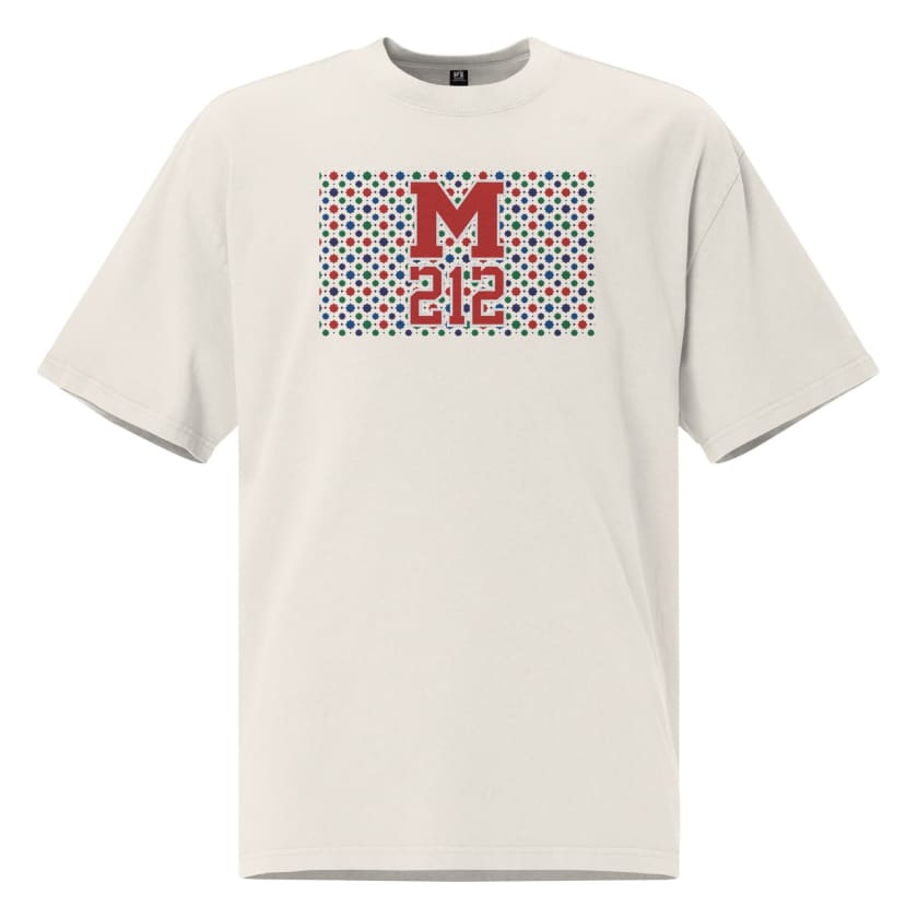 T-shirt M212 FOND ZELLIGE Multicolore brodé oversize