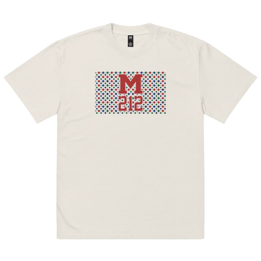 T-shirt M212 FOND ZELLIGE Multicolore brodé oversize