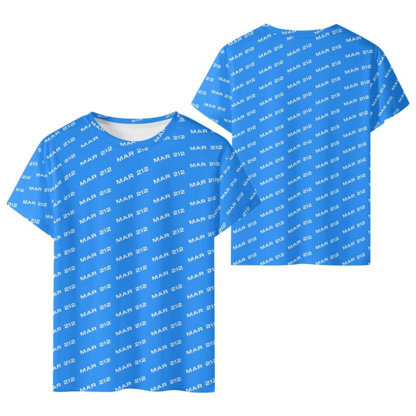 T-shirt MAR 212 bleu pour enfant