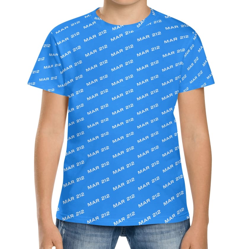 T-shirt MAR 212 bleu pour enfant