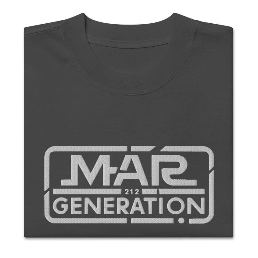 T-shirt MAR 212 GÉNÉRATON oversize délavé Brodé