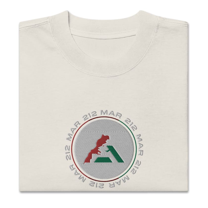 T-shirt MAR 212 oversize délavé