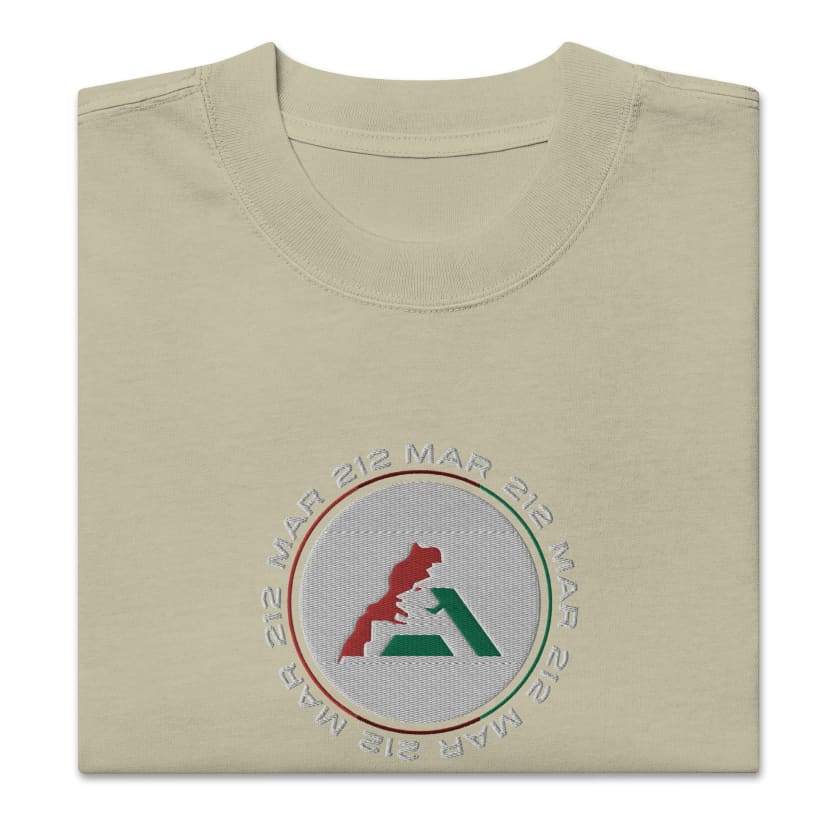 T-shirt MAR 212 oversize délavé