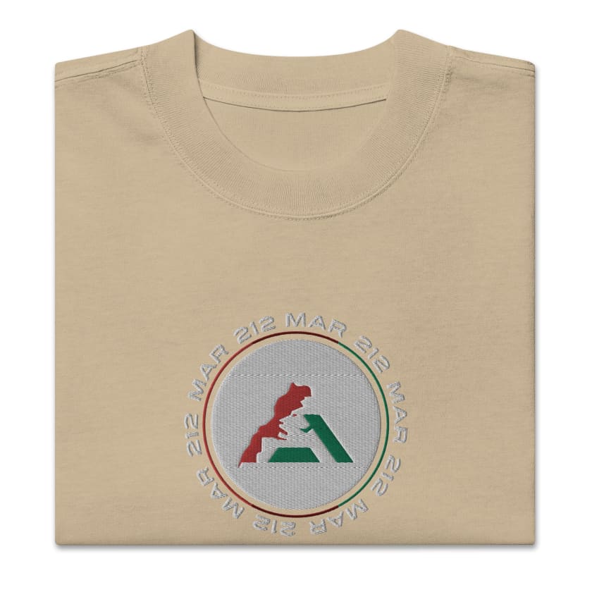 T-shirt MAR 212 oversize délavé