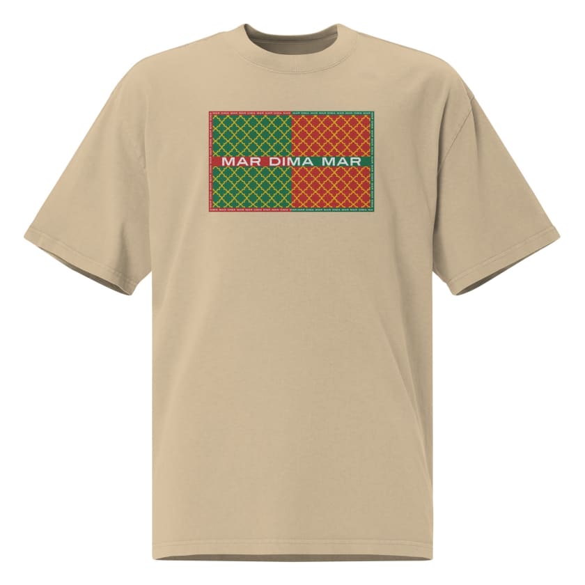 T-shirt MAR DIMA MAR brodé oversize délavé