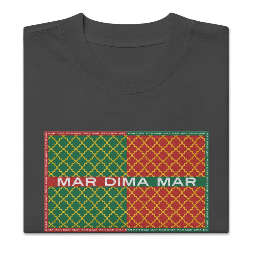 T-shirt MAR DIMA MAR brodé oversize délavé