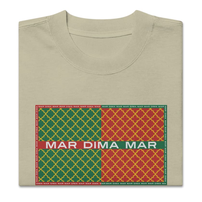 T-shirt MAR DIMA MAR brodé oversize délavé