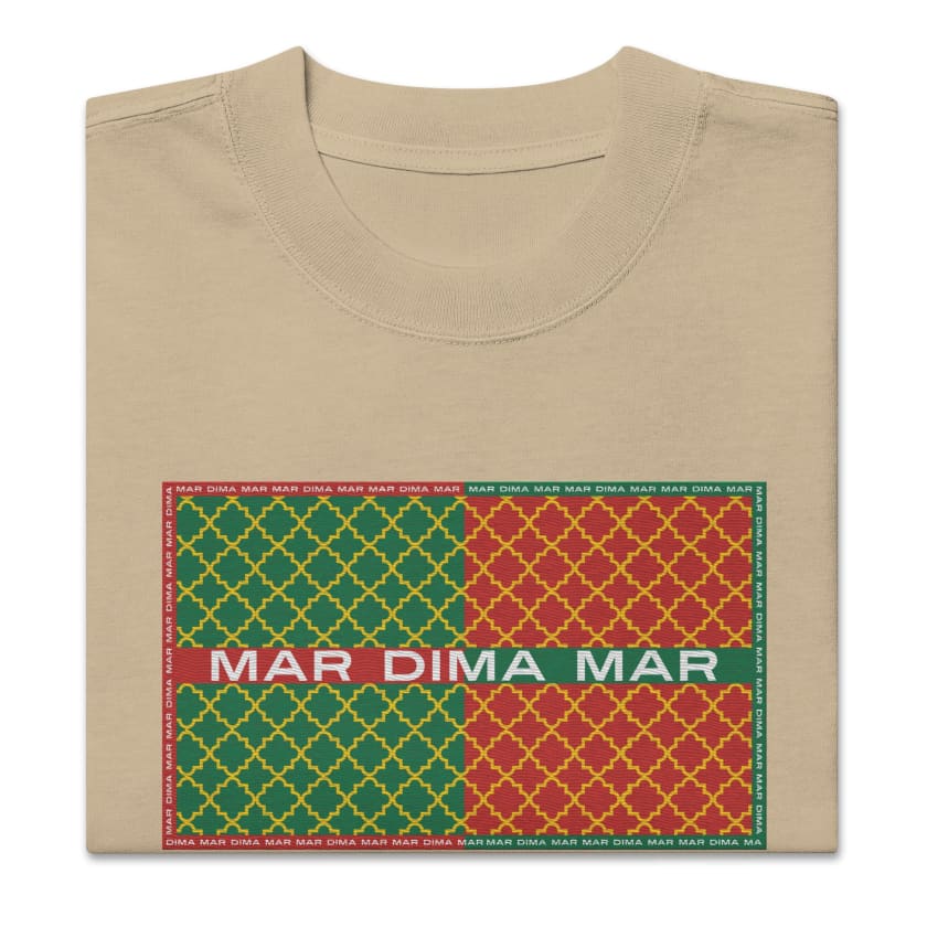 T-shirt MAR DIMA MAR brodé oversize délavé