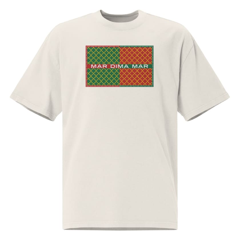 T-shirt MAR DIMA MAR brodé oversize délavé