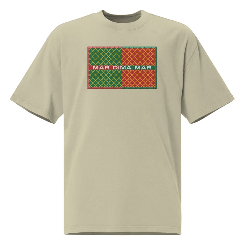 T-shirt MAR DIMA MAR brodé oversize délavé