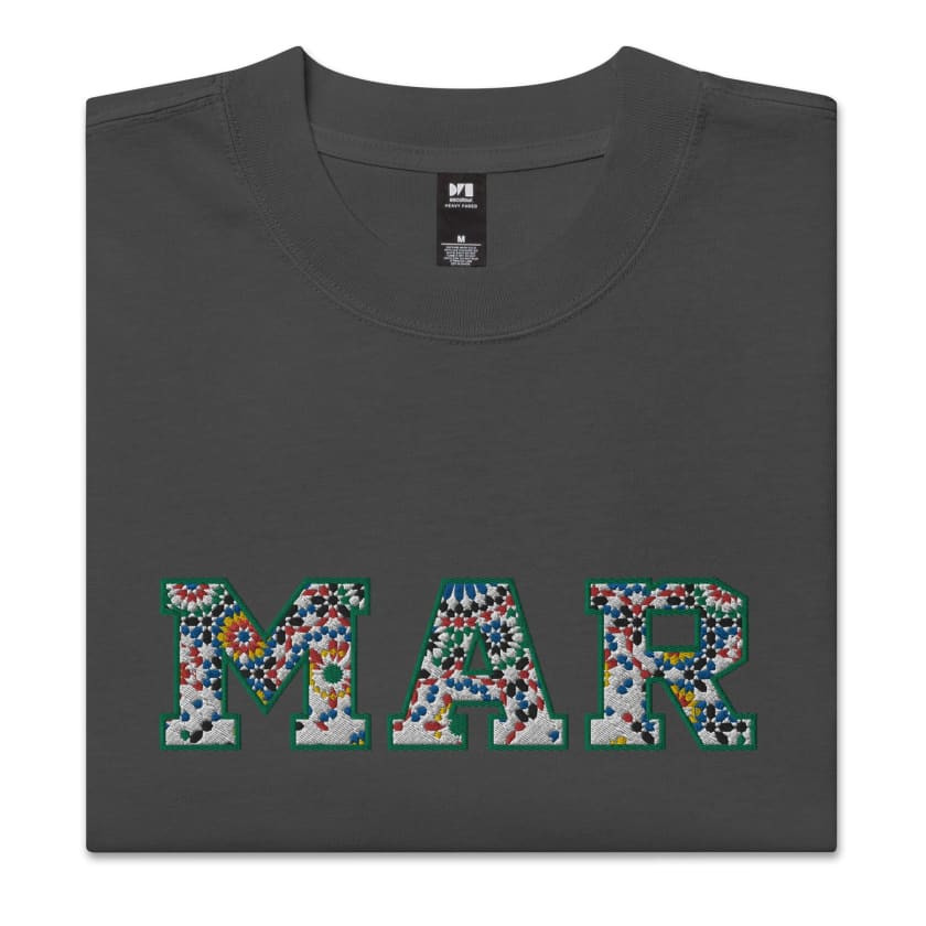 T-shirt MAR Fragellige oversize unisexe
