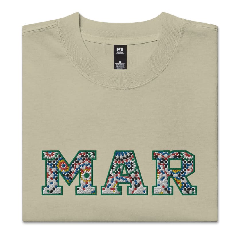 T-shirt MAR Fragellige oversize unisexe