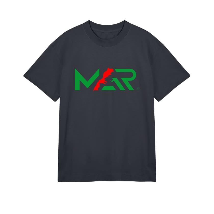 T-shirt MAR Oversize Boxy StreetWear épais coton biologique