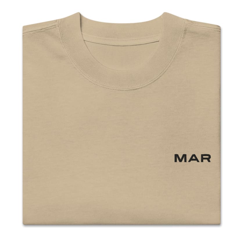 T-shirt MAR oversize unisexe