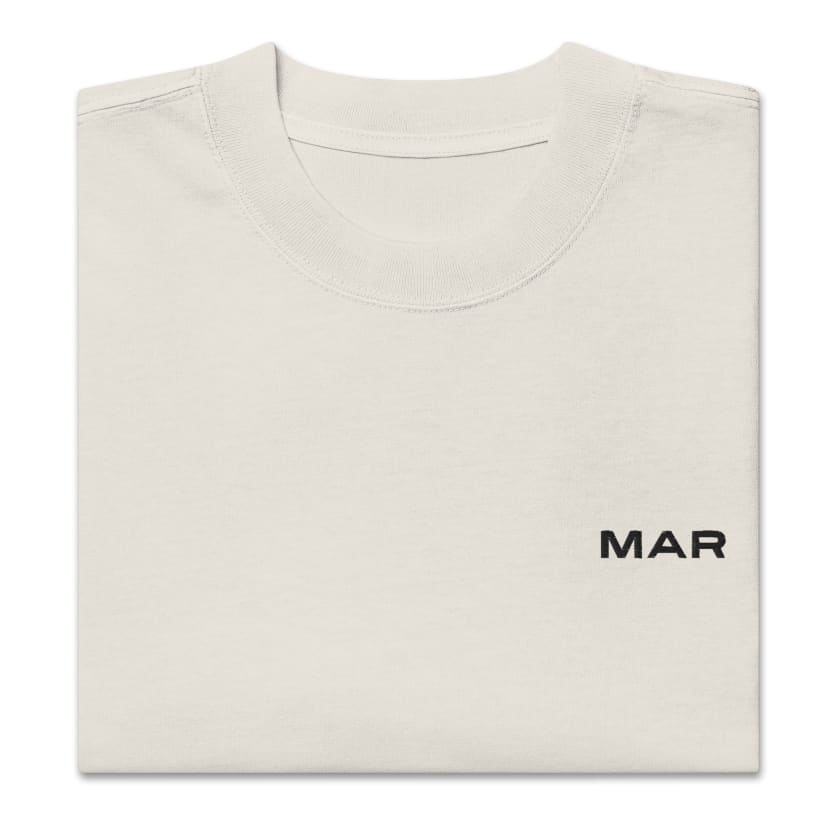 T-shirt MAR oversize unisexe