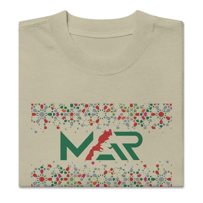 T-shirt MAR ZELLIGE oversize brodé