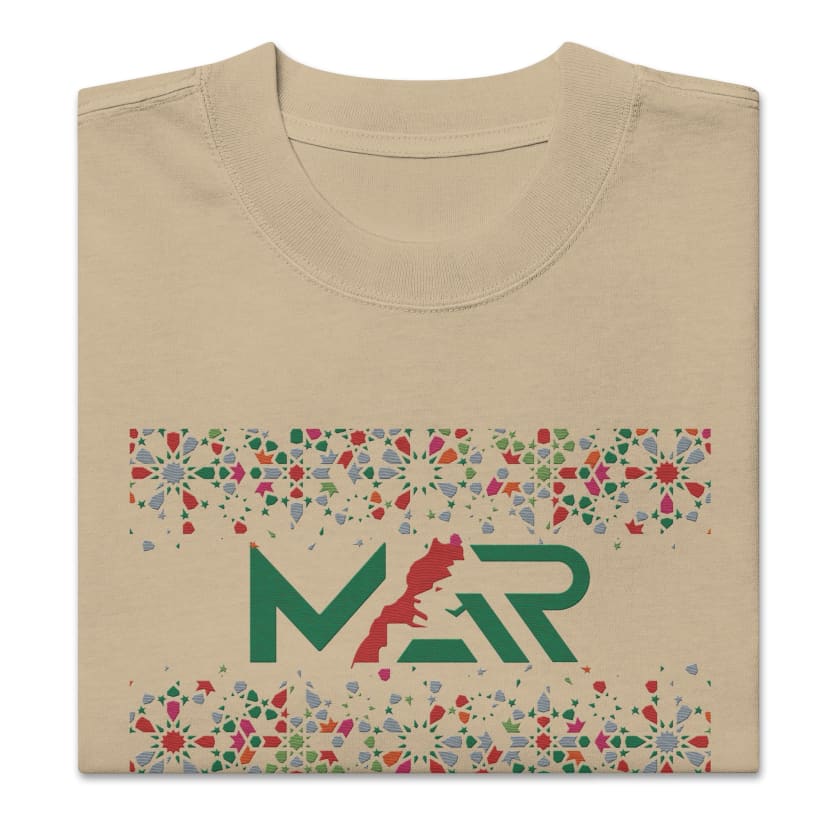 T-shirt MAR ZELLIGE oversize brodé