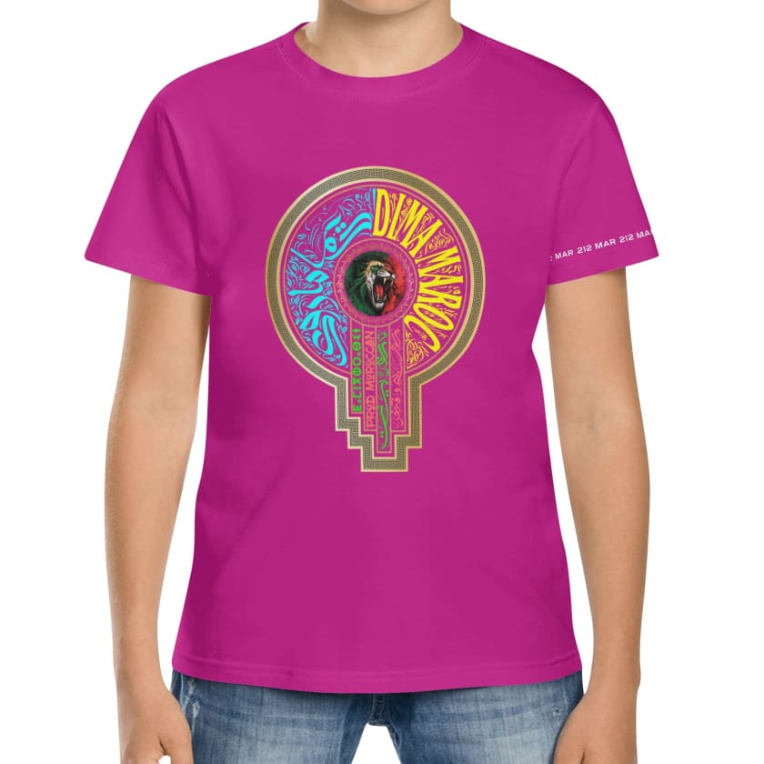 T-shirt MAR212 Fédération rose pour enfant