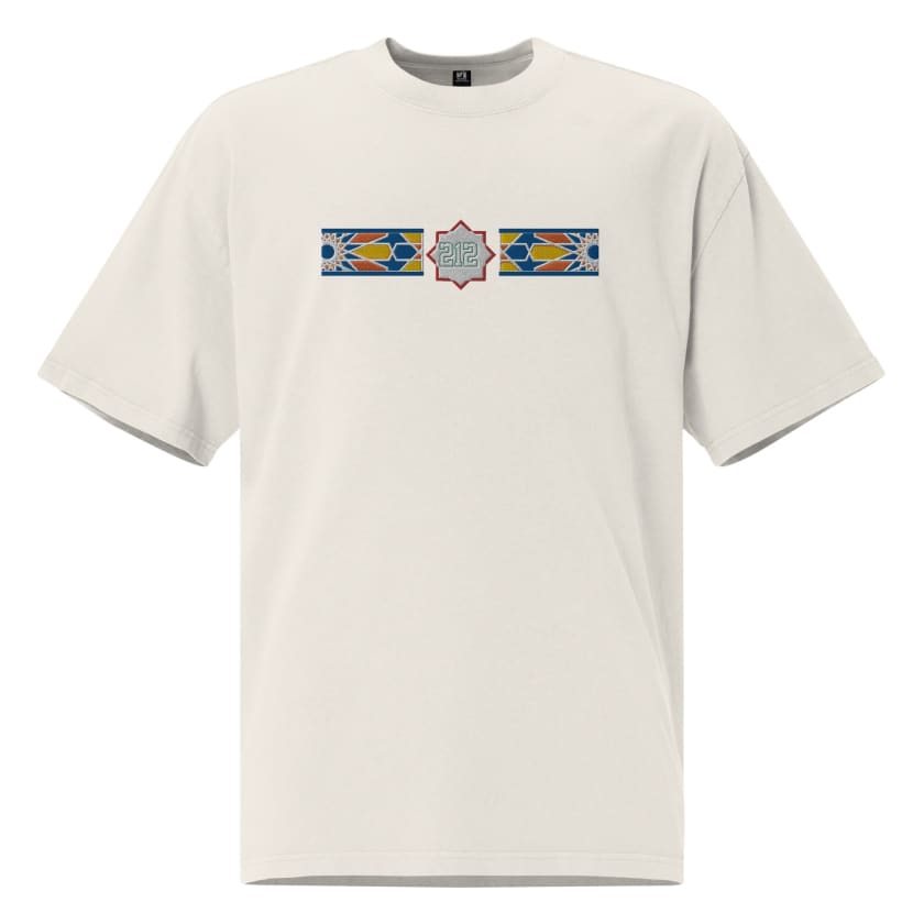 T-shirt Maroc 212 oversize brodé